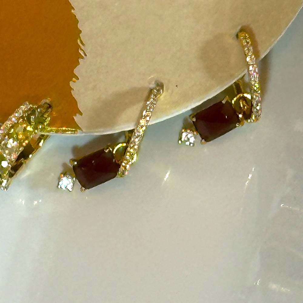 Anthropologie Crystal Earring Set - NWT - Picture 4 of 4